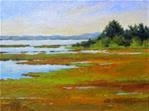 'Chappaquiddick Marshes' An Original Oil Painting by Claire Beadon Carnell 30 Paintings in 30 Days C - Posted on Tuesday, January 6, 2015 by Claire Beadon Carnell