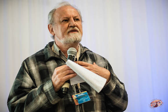 Declaraciones de João Pedro Stédile, Coordinación Nacional del Movimientos de Trabajadores sin Tierra de Brasil-CLOC Vía Campesina. Foto: Equipo de prensa EMMP.