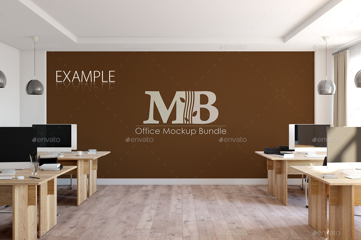 Office Wall Mockup Pack by Feverik GraphicRiver