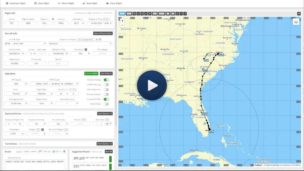 YouTube Thumbnail: How To Make a Flight Plan in SimBrief