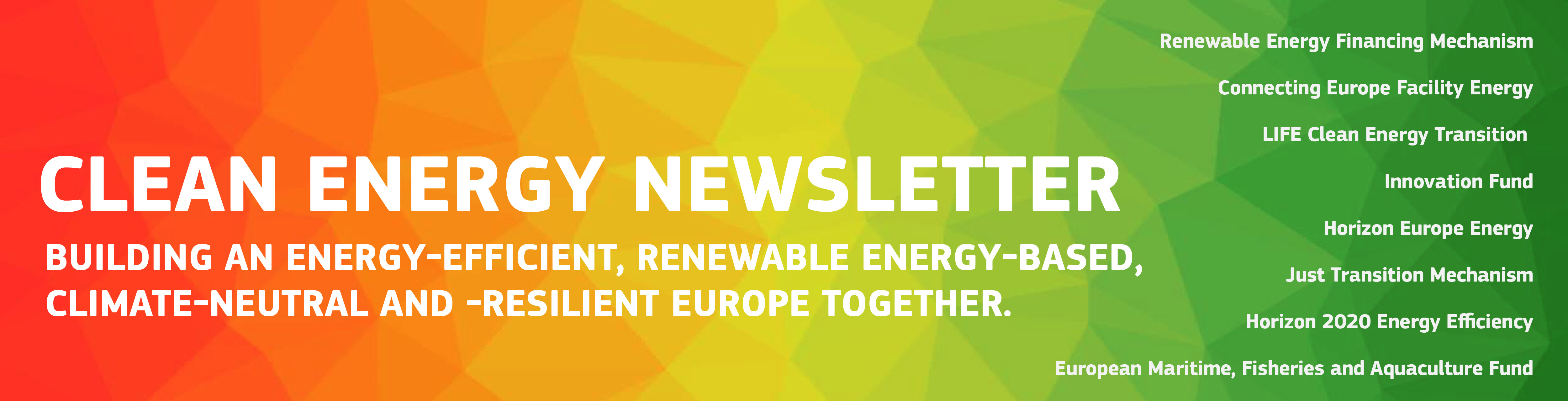 banner for: Clean Energy Newsletter