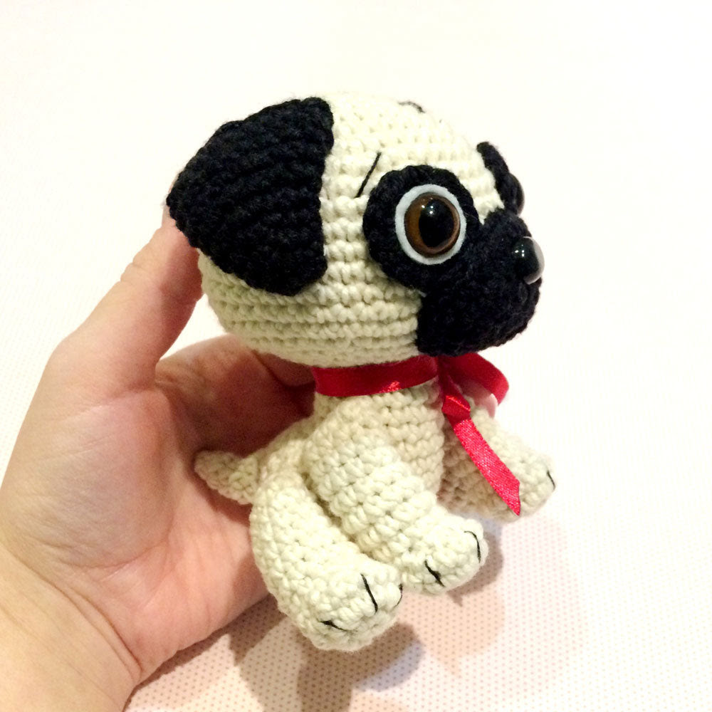Bébé chien de roquet de motif crochet - PDF imprimable