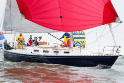 J/37 sailing Annapolis to Newport race