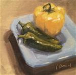 Plate of Peppers - Seventeen of 30 in 30 - Posted on Sunday, January 18, 2015 by Laurel Daniel