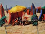 Deauville Beach Umbrellas - Posted on Wednesday, December 3, 2014 by Jonelle Summerfield