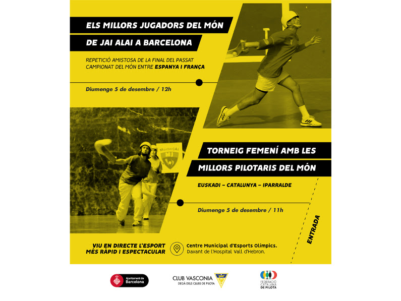Els millors jugadors del món de Jai Alai a Barcelona