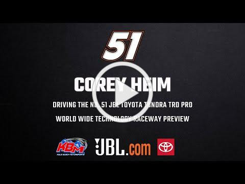 Corey Heim | World Wide Technology Raceway Preview