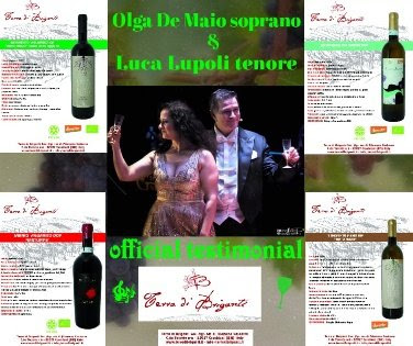 Olga De Maio soprano e Luca Lupoli tenore testimonial per Terra di Briganti 