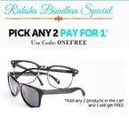 Lenskart - Pick any 2 sunglasses & pay for 1