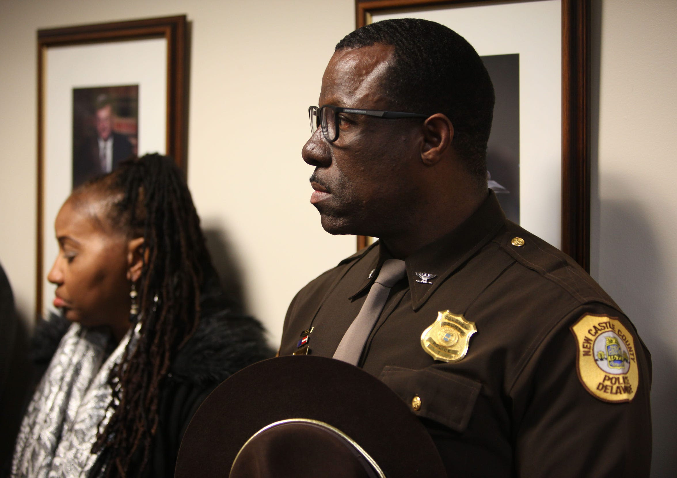 Col. Vaughn Bond, the department's chief, and other officials are accused of failing to investigate claims of sexual harassment to the fullest extent possible.