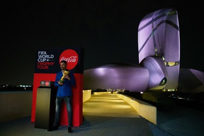 Ithra welcomes David Villa and the FIFA World Cup™ Trophy Tour by Coca-Cola before Heading to Qatar World Cup 2022 Ithra welcomes David Villa and the FIFA World Cup™ Trophy Tour by Coca-Cola before Heading to Qatar World Cup 2022