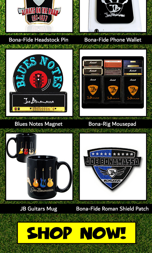 Get the latest deals on Bonamassa merch here!