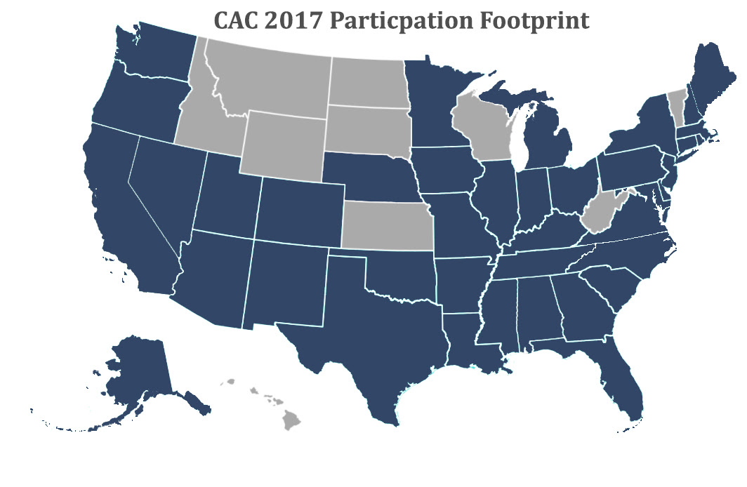 2017 CAC Geographic Footprint