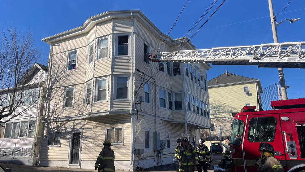  Fire forces 16 people from apartments in Central Falls