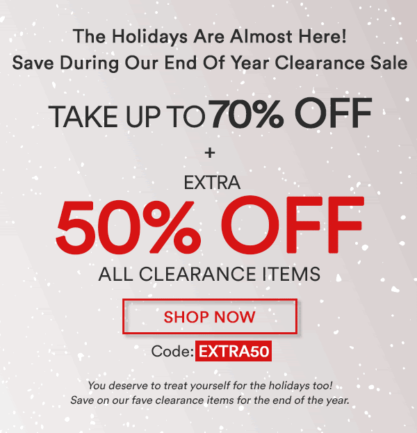 Take up to 70% Off + extra 50% Off