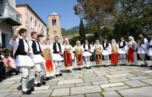 las artes y la cultura griegas - baile popular