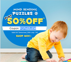  Flat 50% off on Kids Puzzles 