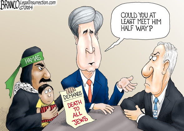 Negotiating With Hamas Cartoon