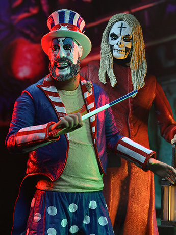 House of 1000 Corpses 20th Anniversary Captain Spaulding (Tailcoat) & Otis (Red Robe) Action Figures