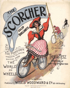 The Scorcher, sheet music by Theodore August Metz