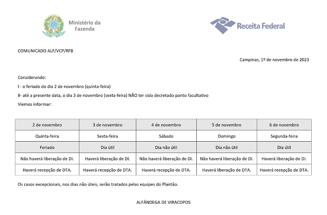 comunicado ALF VCP