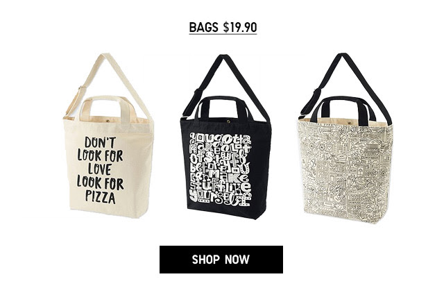 Online + Select Stores - TIMOTHY GOODMAN - Bags $19.90