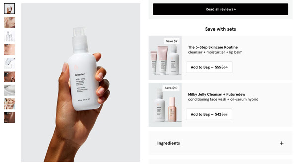 Glossier Product Page