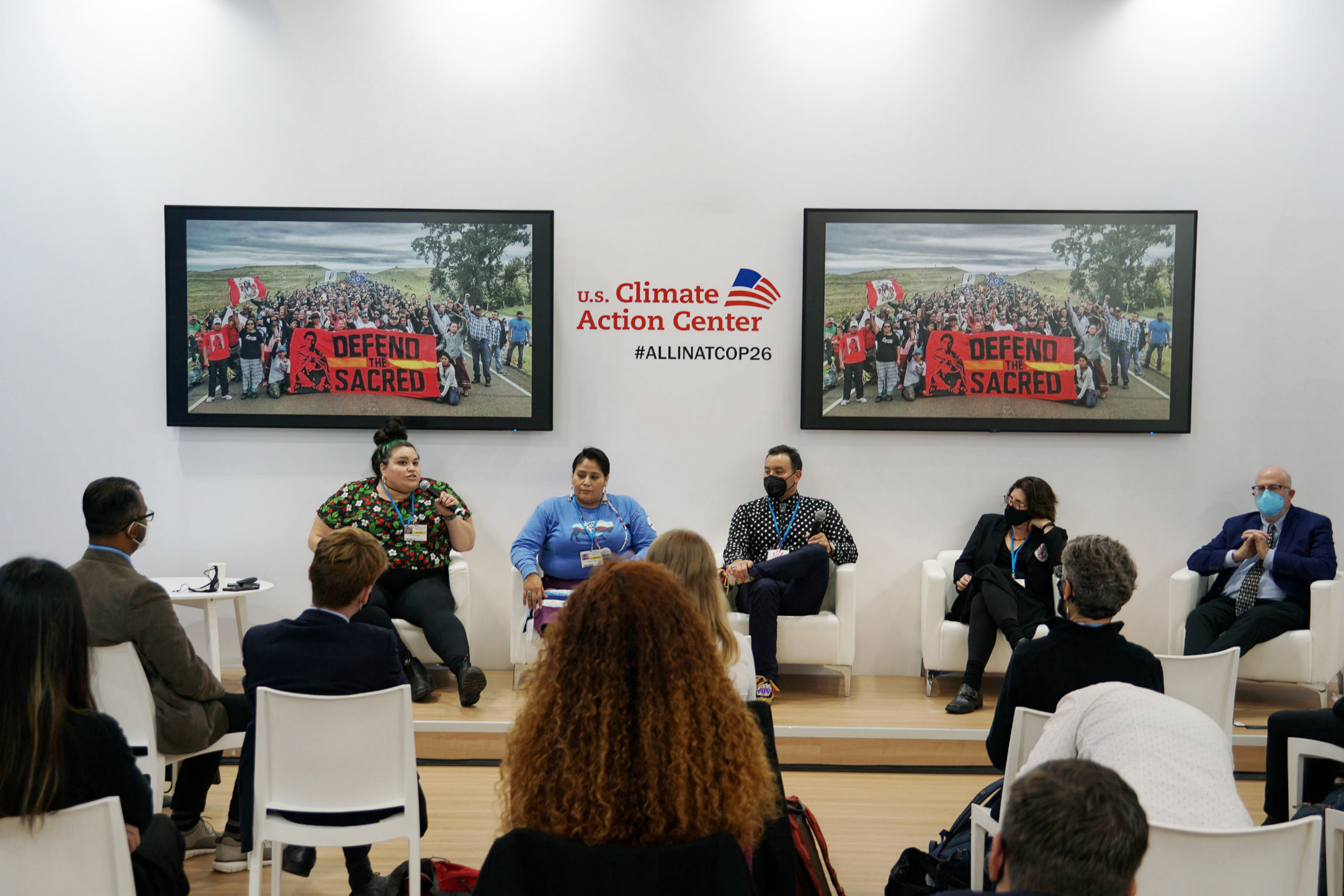 Line 3 panel at COP26