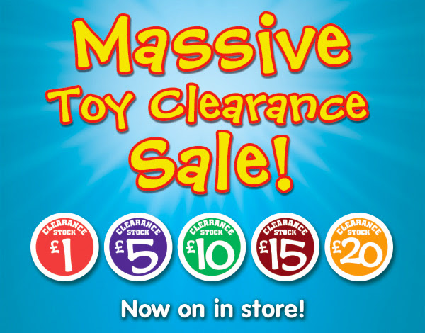 Massive Toy Clearance Sale