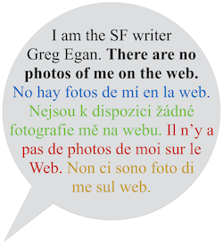 Photo of Greg Egan, science fiction writer