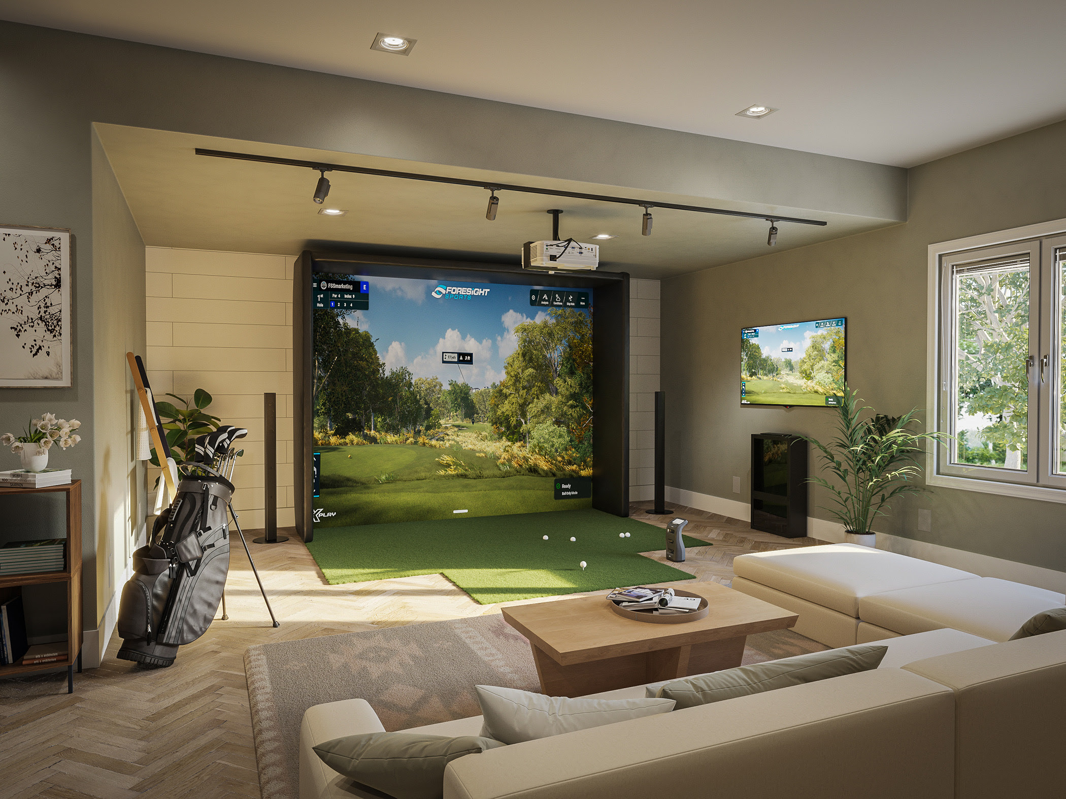 A picture containing ceiling, indoor, floor, window
Description automatically generated