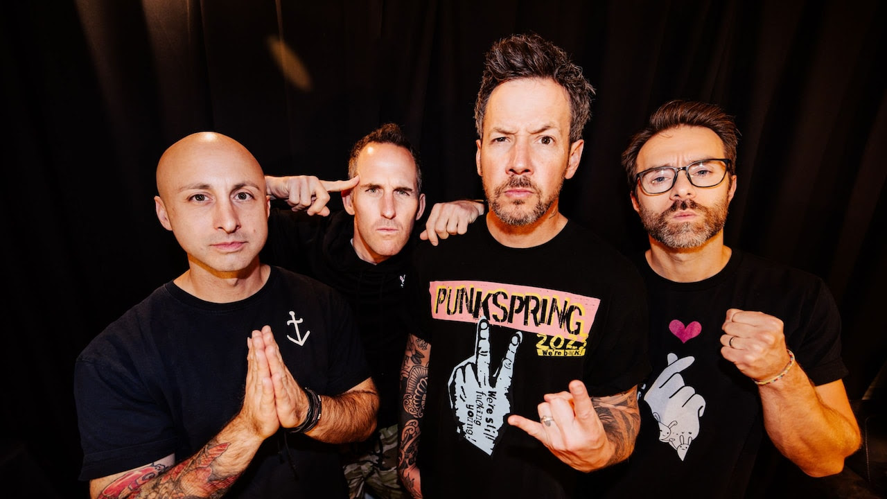 The members of the Canadian rock bank, Simple Plan
