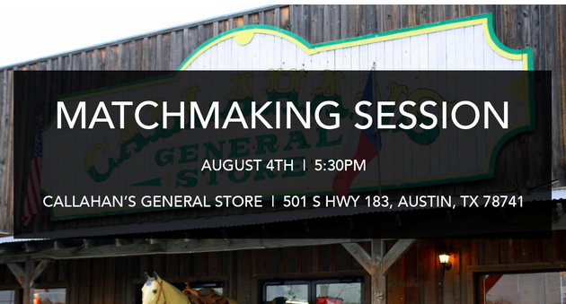 The Austin Materials Marketplace matchmaking session is on Tuesday.