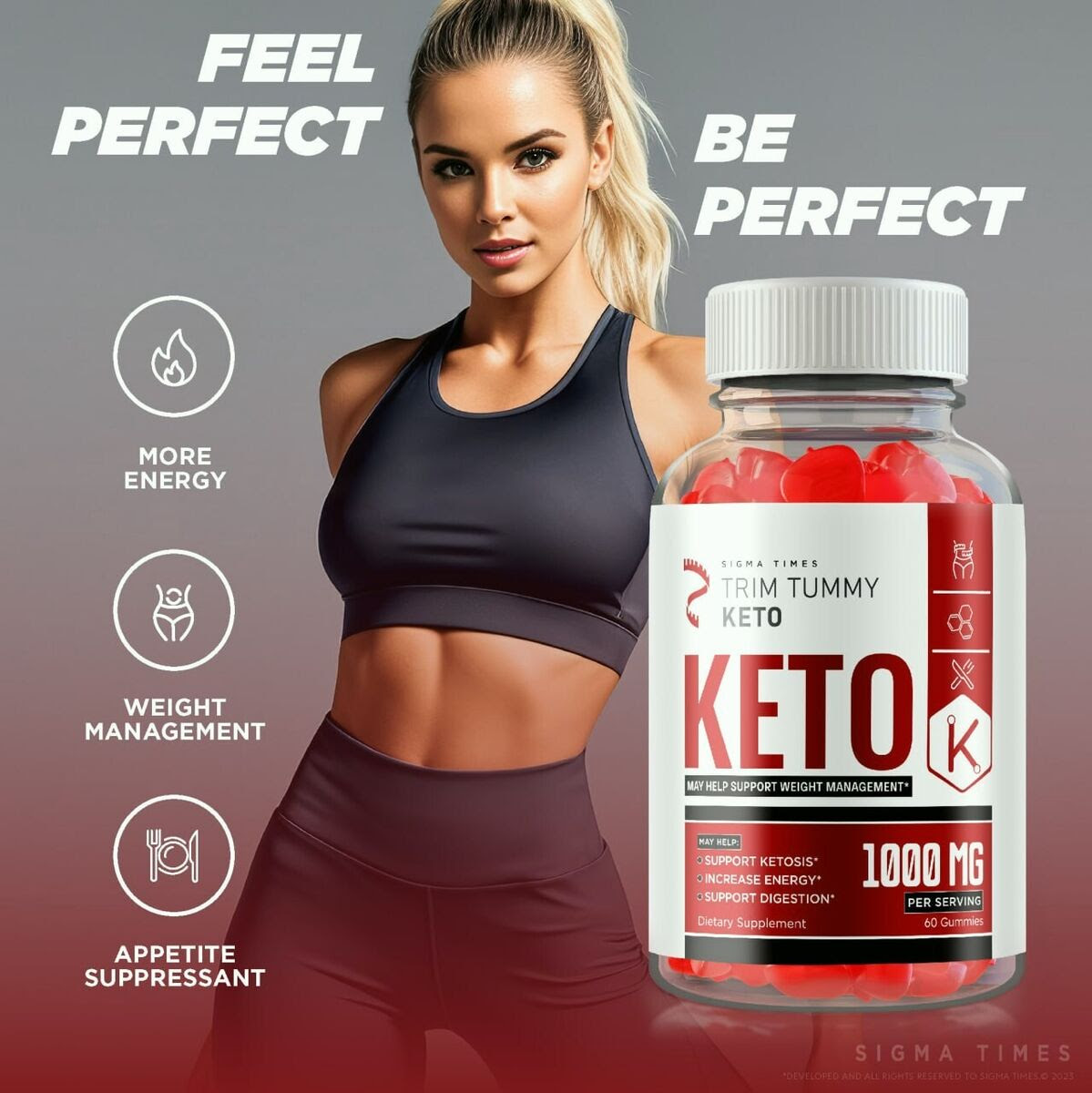 2 Pack) Trim Tummy Keto Gummies to Suppress Appetite and Lose Belly Fat |  eBay