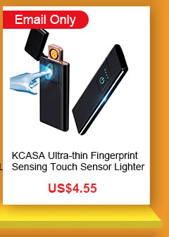 KCASA Ultra-thin Fingerprint Sensing Touch Sensor USB Lighter