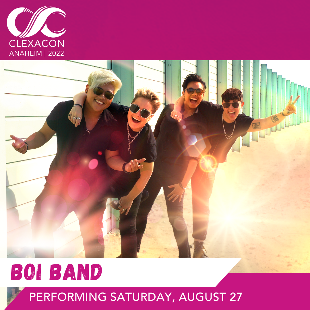 BOI BAND will be performing at ClexaCon on Saturday August 27