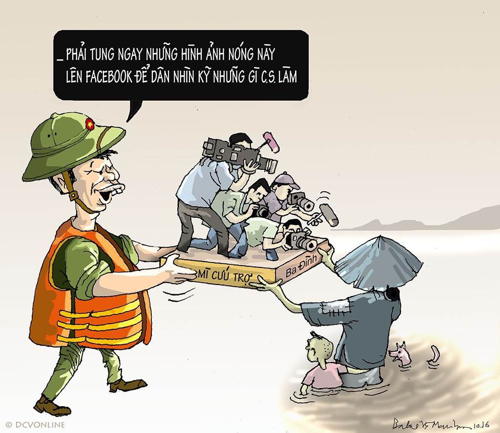 Của thì ít mà ống kính thì nhiều. Tranh Babui.