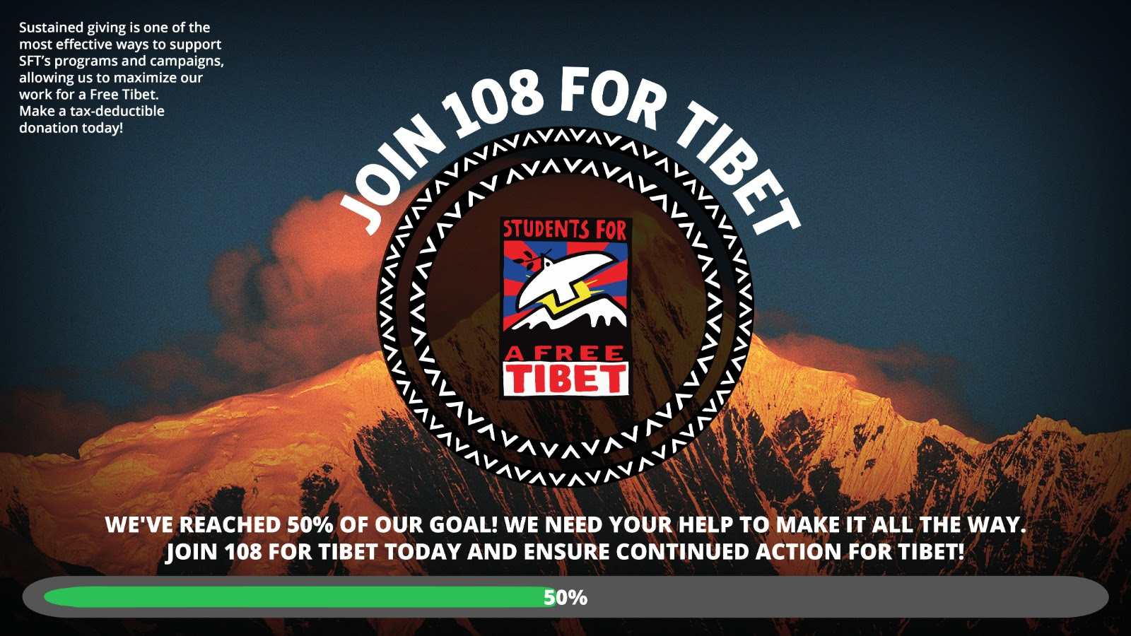 チベットの進歩のための108