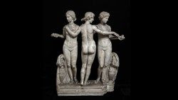 Las Tres Gracias, el grupo escultórico conservado en el Vaticano, será mostrado al público. 