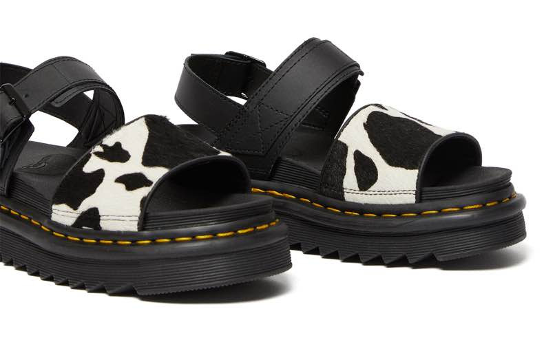 Dr martens animal print hot sale sandals