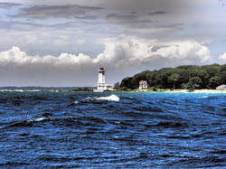 wet and wild sailing on Lake Erie