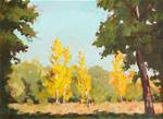 Autumn Poplars - Posted on Friday, March 6, 2015 by Kevin Aldrich