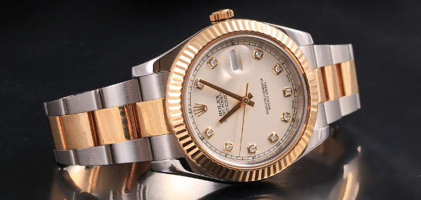 Rolex Datejust II Steel Yellow Gold Diamond Watch