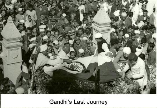 Gandhi's last journey