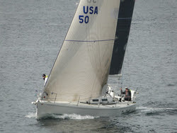 J/120 Time Bandit sailing Van Isle 360 race