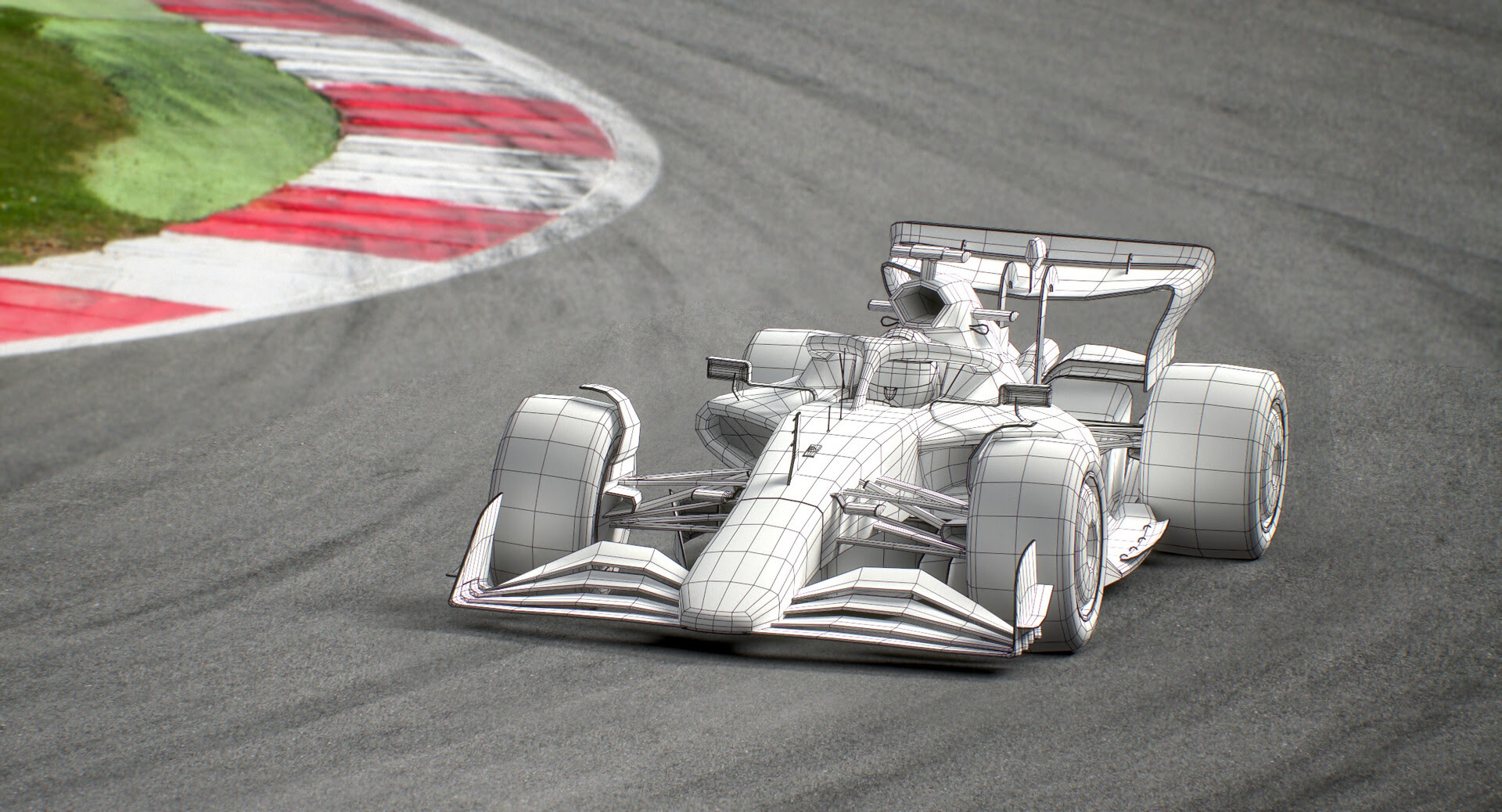 Oleksii Sergiyovych Formula 1 Season 2022 F1 Race Car Mockup 3D model