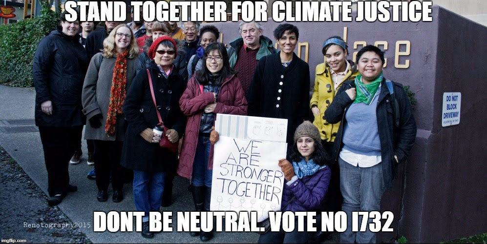 Got Green opposes Initiative-732 and other market mechanisms to address climate change. We need Climate Justice, not False Solutions!