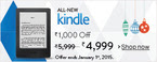Kindle at discounted price (Rs 1000 or 2000 off) + EMI Offer + Try for 15 Days Offer