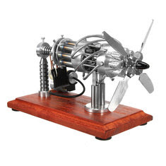 STARPOWER 16 Cylinder Hot Air Stirling Engine Motor 