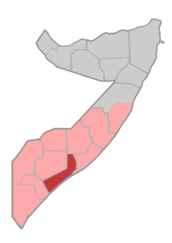 The Lower Shebelle Region of Somalia. (Wikipedia)